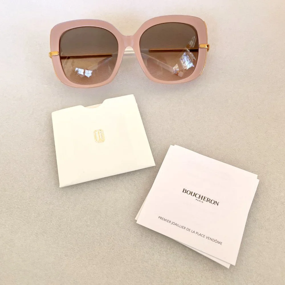 Boucheron Paris 54mm Oversized Sunglasses